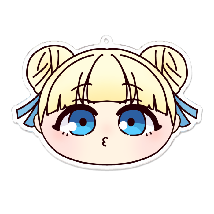 アクリルキーホルダー（コーティング） - 100 x 100 (mm)