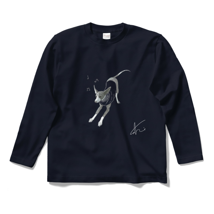 ロングスリーブTシャツ - S - ネイビー