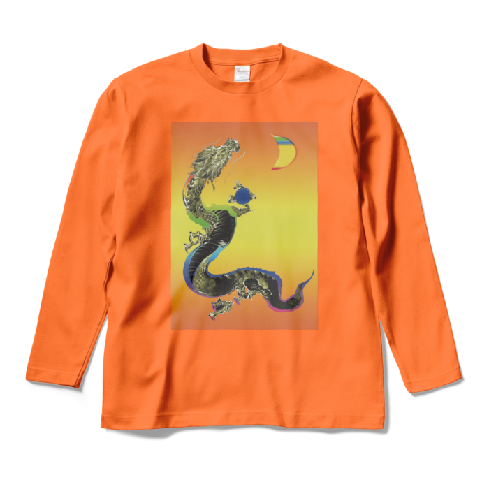ロングスリーブTシャツ - M - オレンジ