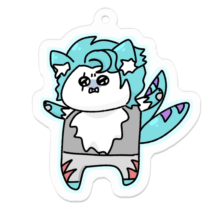 アクリルキーホルダー - 50 x 50 (mm)