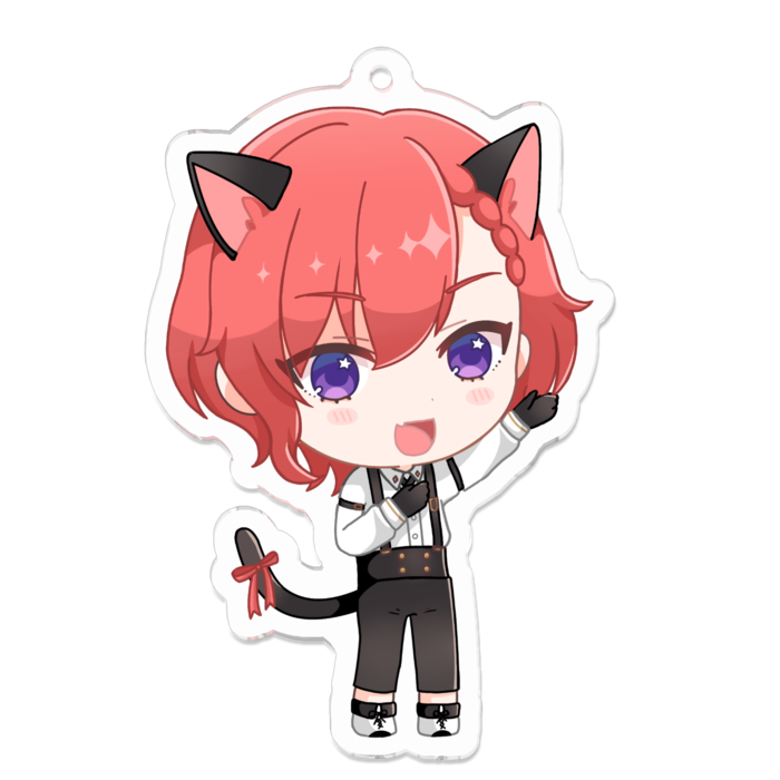 星月せいアクリルキーホルダーA - 70 x 70 (mm)