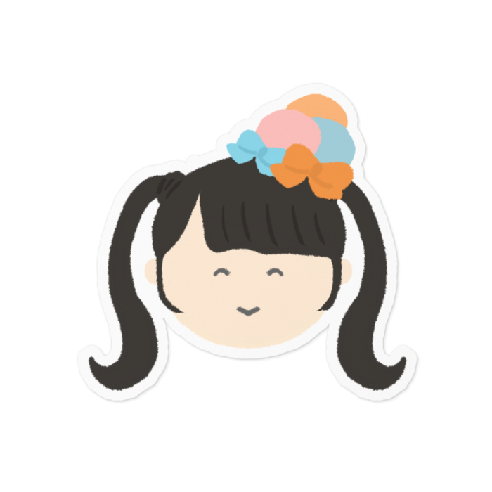 ステッカー - 100 x 100 (mm)