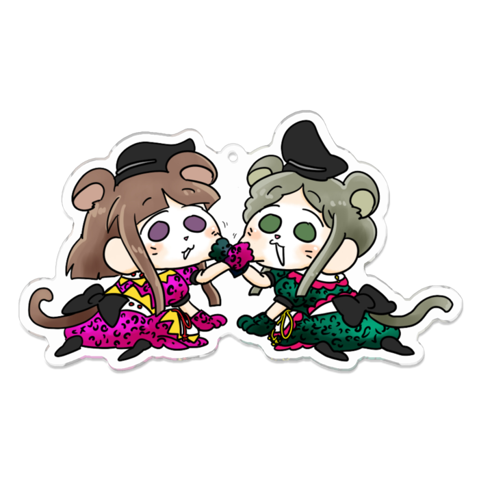 アクリルキーホルダー - 100 x 100 (mm)