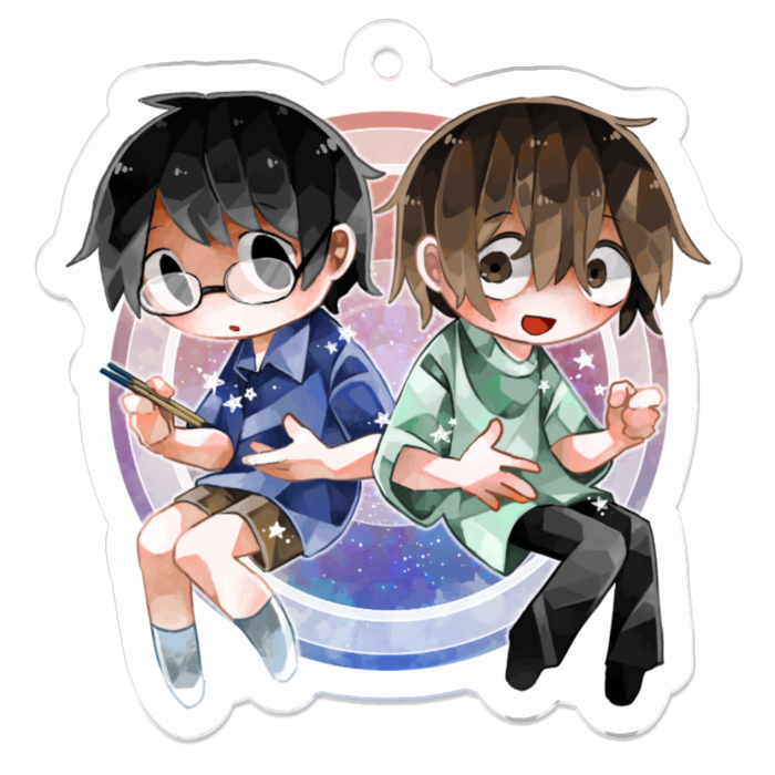 アクリルキーホルダー - 50 x 50 (mm)