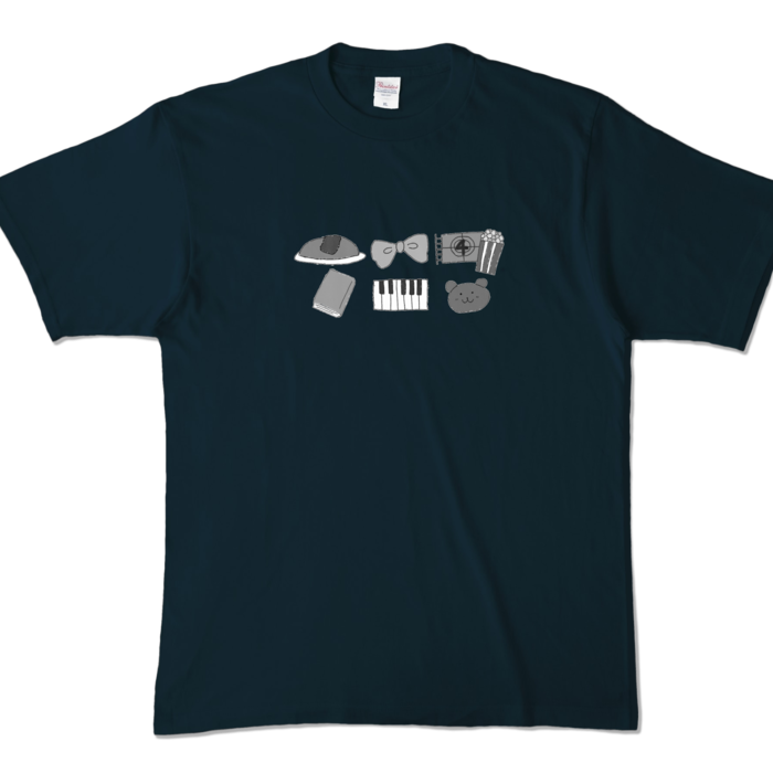 カラーTシャツ - XL - ネイビー (濃色)(1)