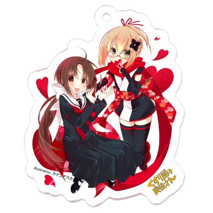 アクリルキーホルダー - 50 x 50 (mm)