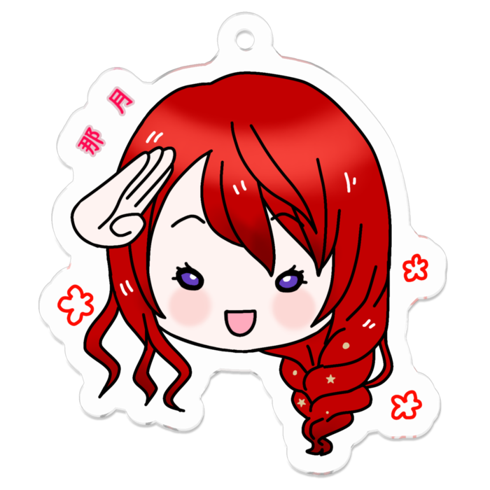 アクリルキーホルダー - 50 x 50 (mm)