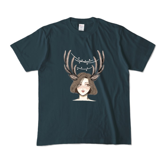 カラーTシャツ - M - デニム (濃色)