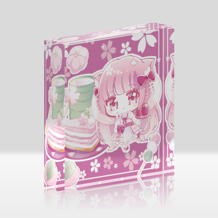 アクリルブロック - 100x100mm