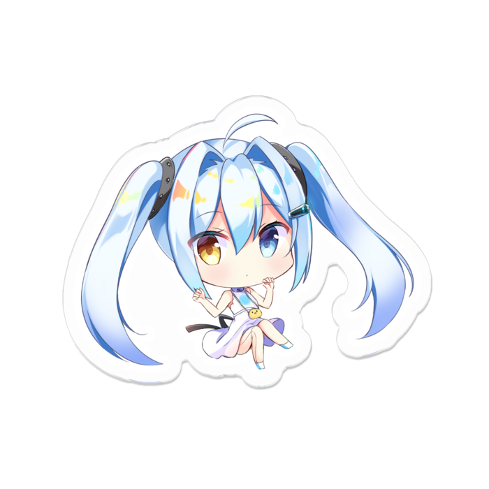 アクリルバッジ - 70 x 70 (mm)