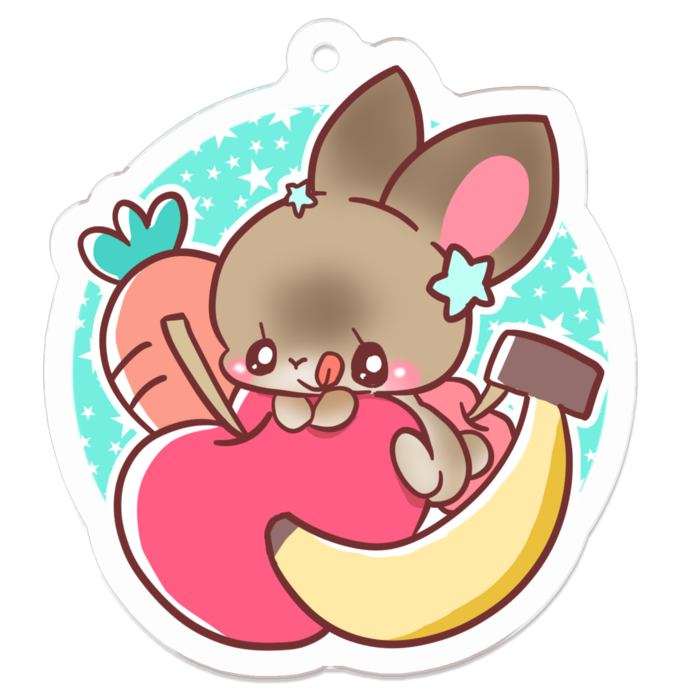 アクリルキーホルダー - 50 x 50 (mm)