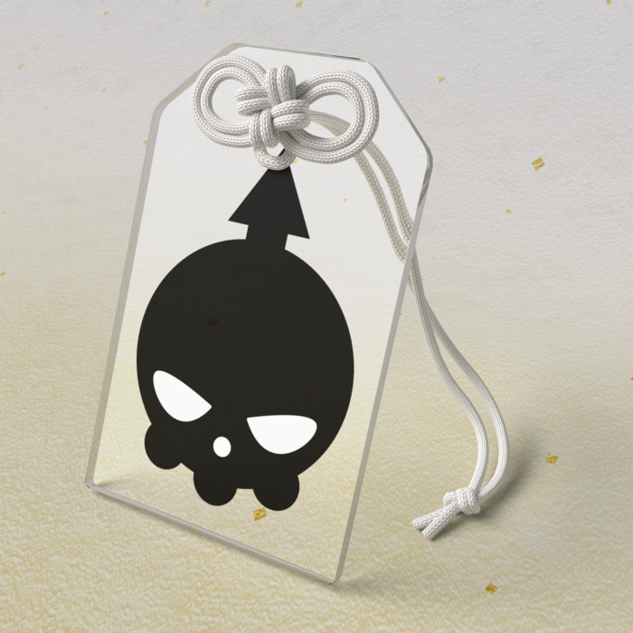 アクリルお守り - 50 × 80mm