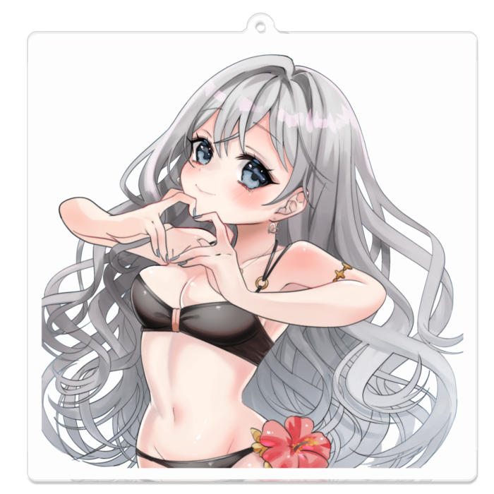 アクリルキーホルダー(コーティング) - 100 x 100 (mm)