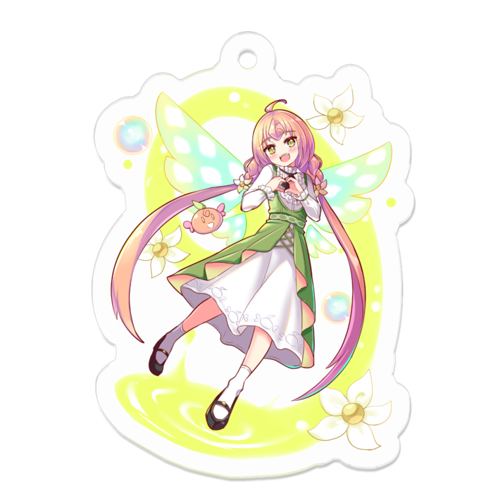 アクリルキーホルダー - 50 x 50 (mm)