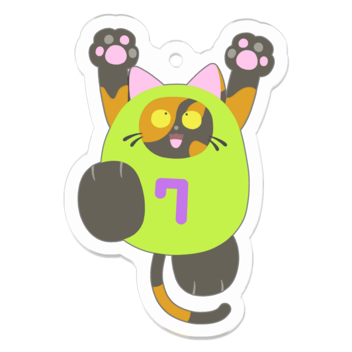 ナツのアクリルキーホルダー(ジャンプ)