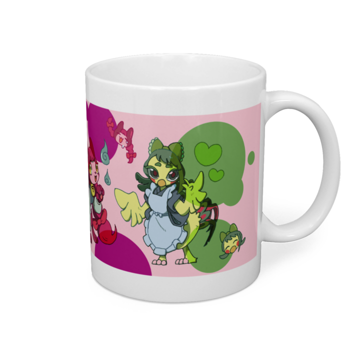 マグカップ - 直径 8 cm / 高さ 9.5 cm