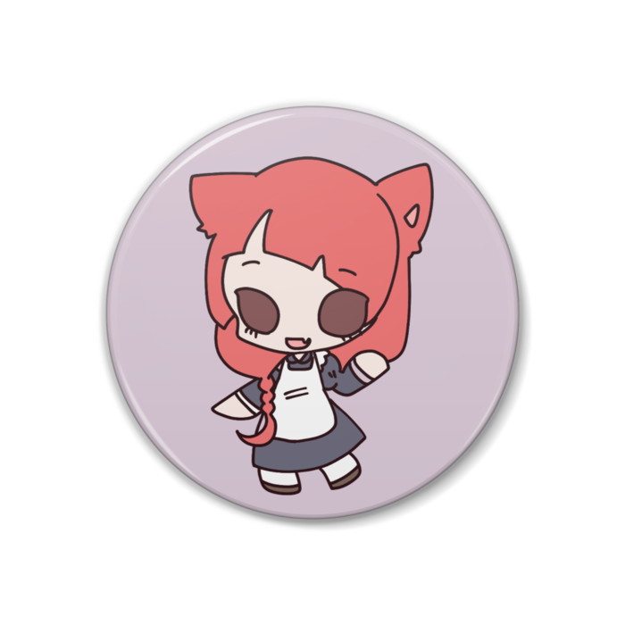 衣装バッジ-猫耳メイド-