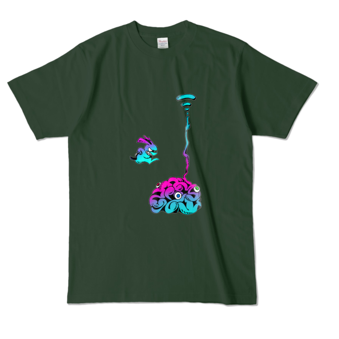 カラーTシャツ - L - フォレスト (濃色)(4)