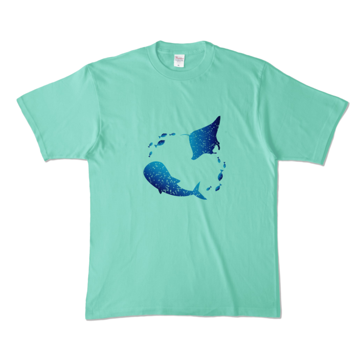 カラーTシャツ - XL - アイスグリーン (淡色)