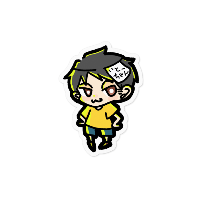 ステッカー - 100 x 100 (mm)