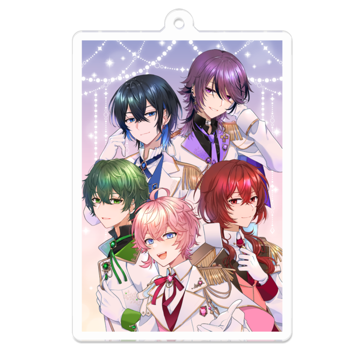 アクリルキーホルダー - 70 x 70 (mm)