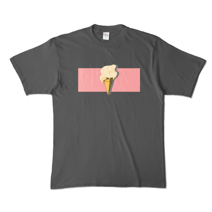 カラーTシャツ - XL - チャコール (濃色)