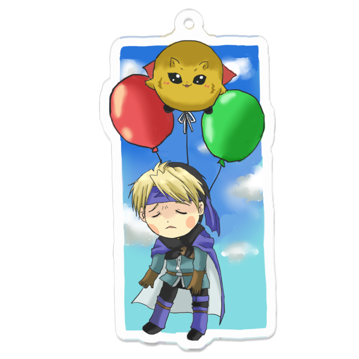 アクリルキーホルダー - 70 x 70 (mm)