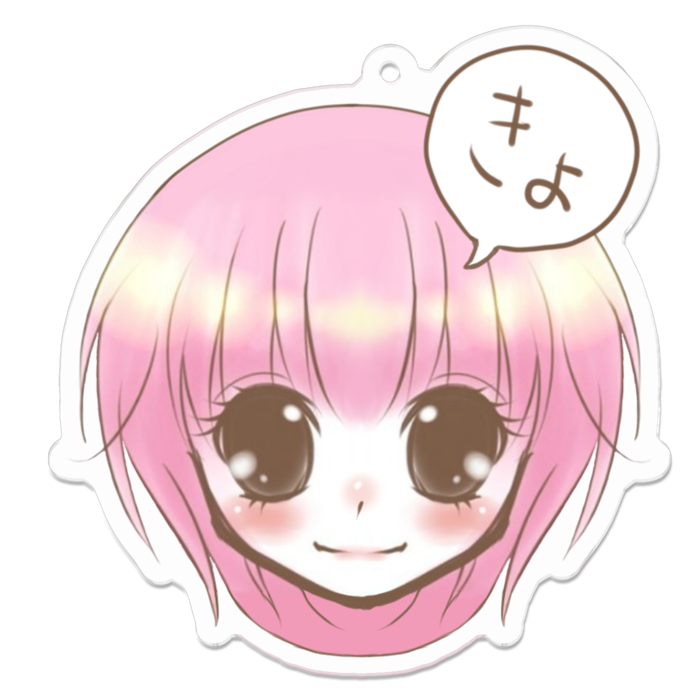 【ふきだしver】アクリルキーホルダー - 70 x 70 (mm)
