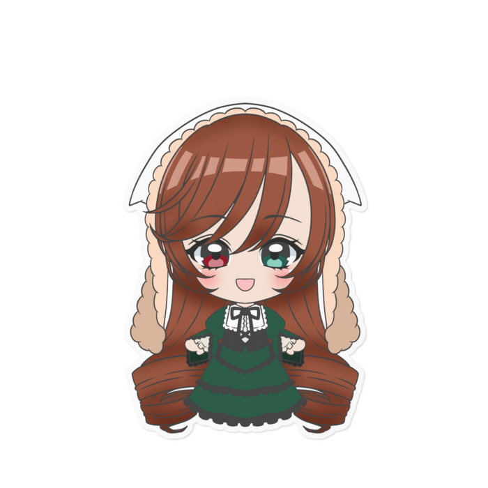 ステッカー - 160 x 160 (mm)ホワイト