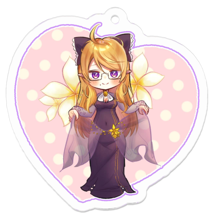 アクリルキーホルダー - 50 x 50 (mm)