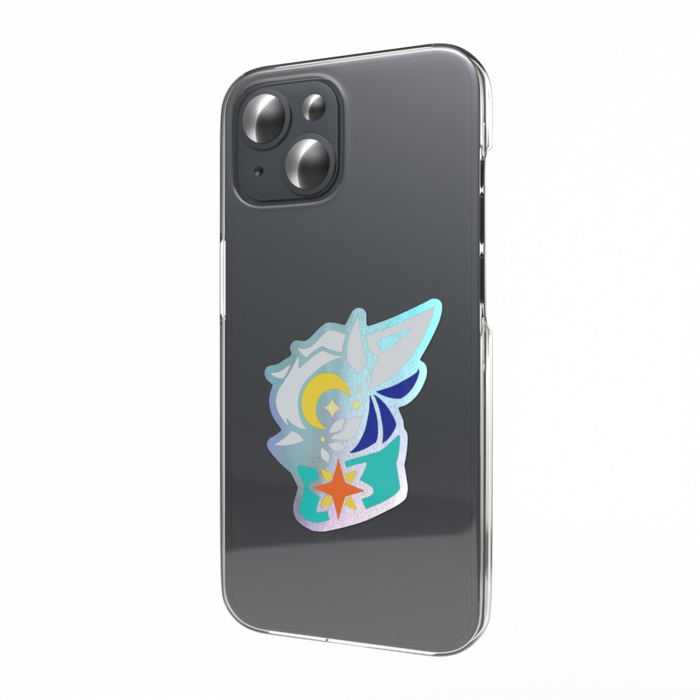 オーロラスマホステッカー - W55 × H91mm 以内