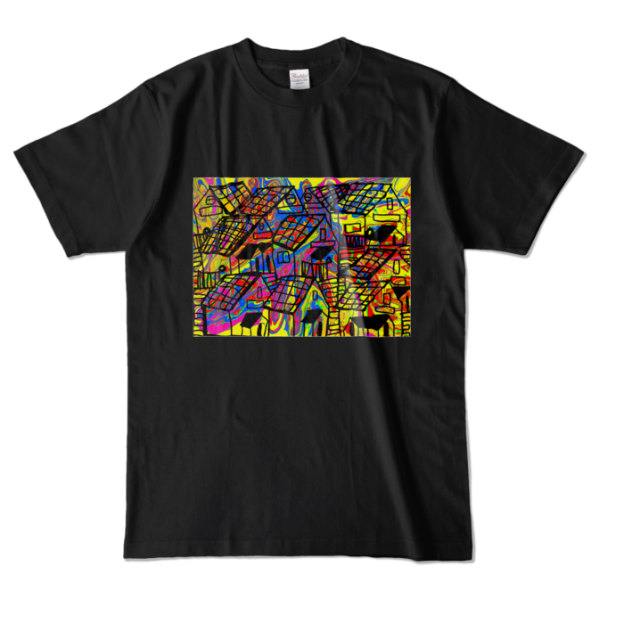 カラーTシャツ - L - ブラック (濃色)