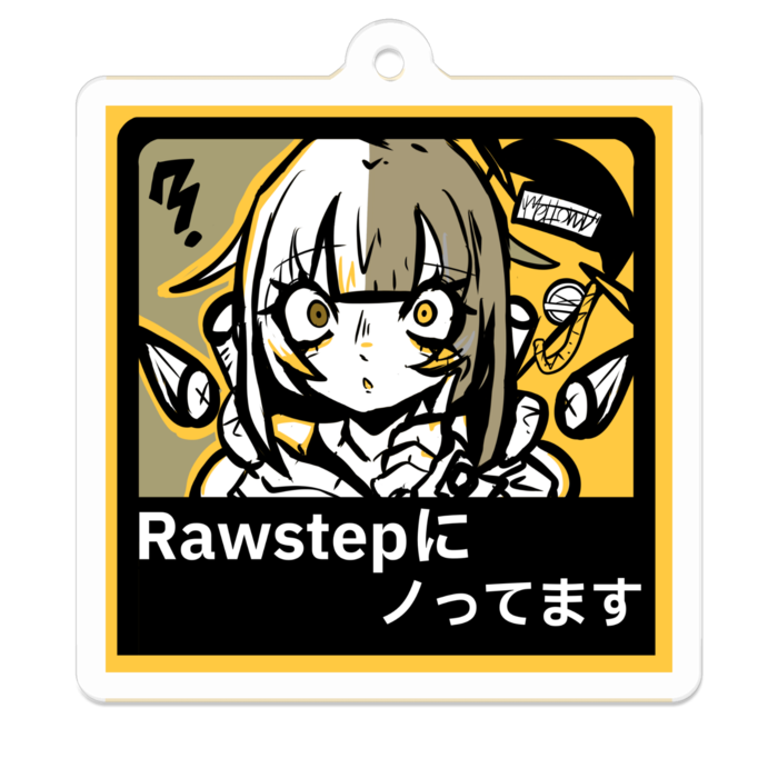 アクリルキーホルダー - 50 x 50 (mm)