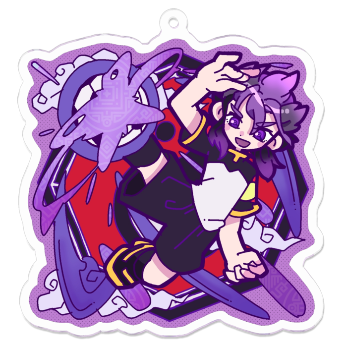 アクリルキーホルダー - 70 x 70 (mm)