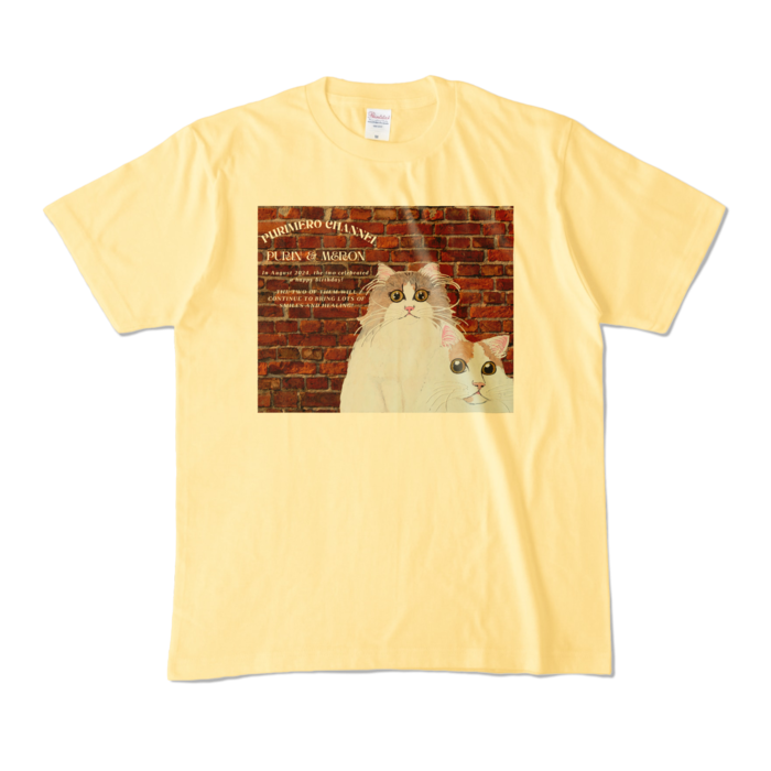 カラーTシャツ - M - ライトイエロー (淡色)