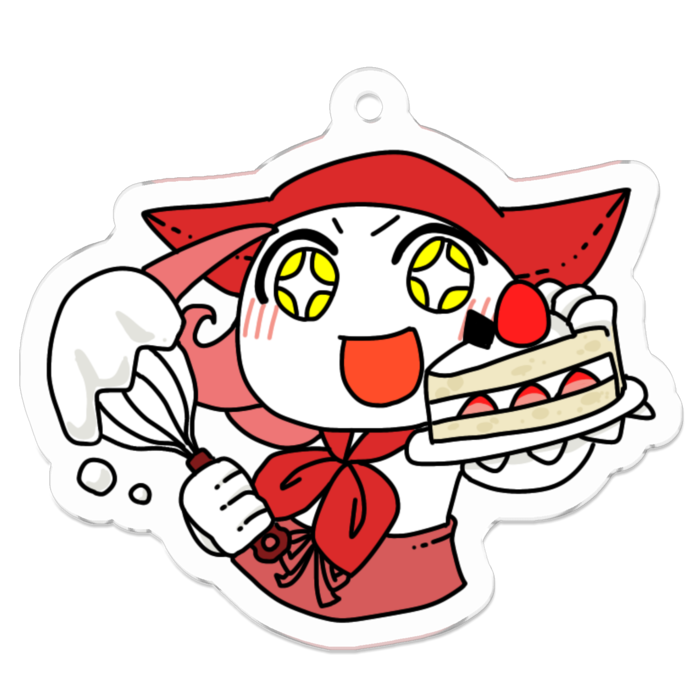 アクリルキーホルダー - 50 x 50 (mm)