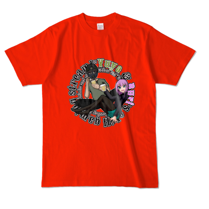 カラーTシャツ - L - レッド (濃色)