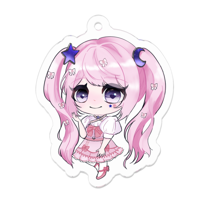 アクリルキーホルダー - 50 x 50 (mm)