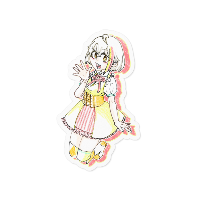 ステッカー - 100 x 100 (mm)