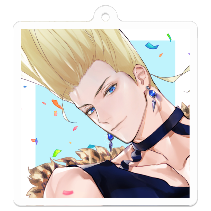 アクリルキーホルダー - 50 x 50 (mm)