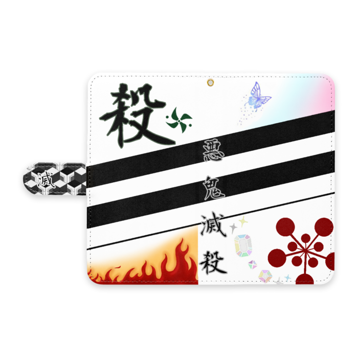 鬼滅の刃 柱 全員ではない スマホケース Higuma Designs Booth