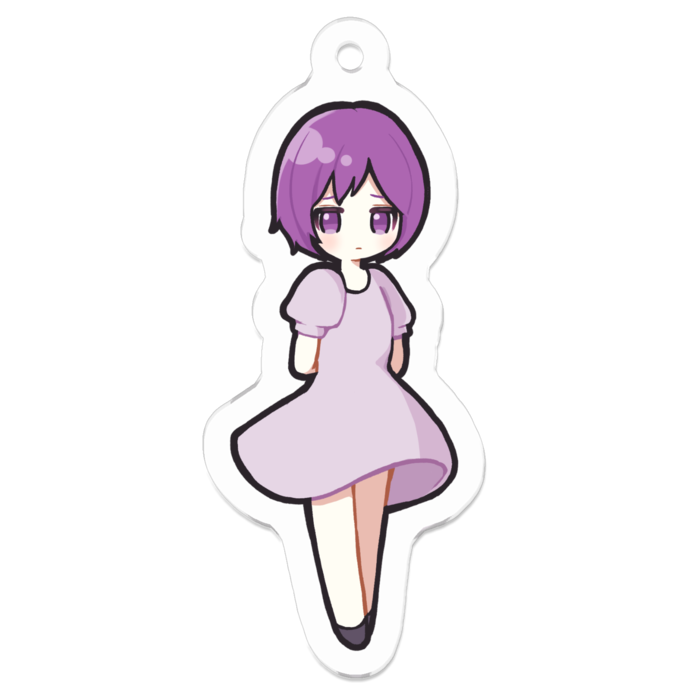 アクリルキーホルダー - 50 x 50 (mm)
