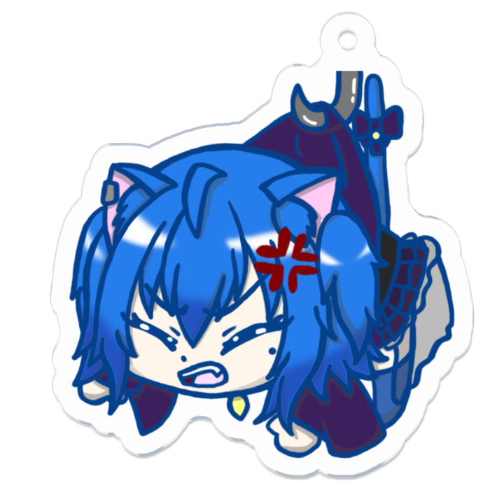 アクリルキーホルダー - 50 x 50 (mm)