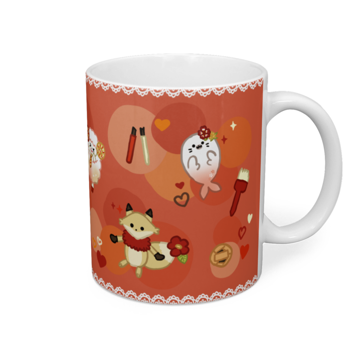 マグカップ - 直径 8 cm / 高さ 9.5 cm