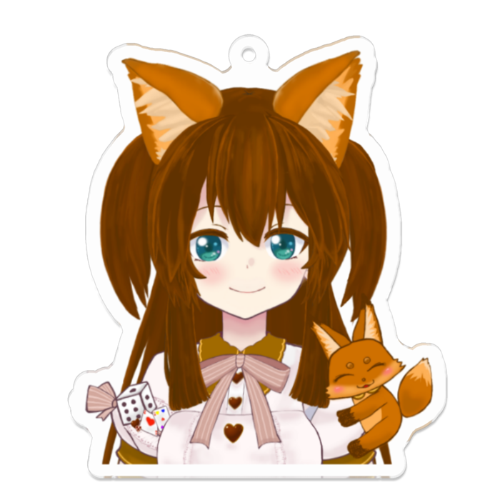 アクリルキーホルダー - 70 x 70 (mm)