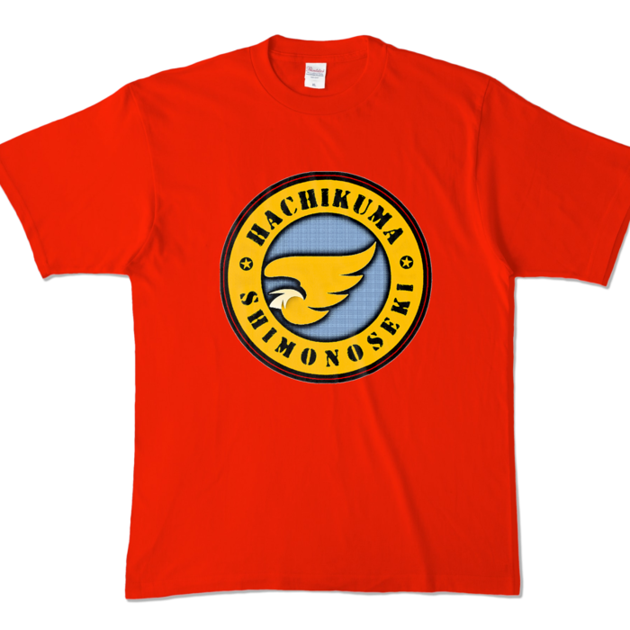 カラーTシャツ - XL - レッド (濃色)