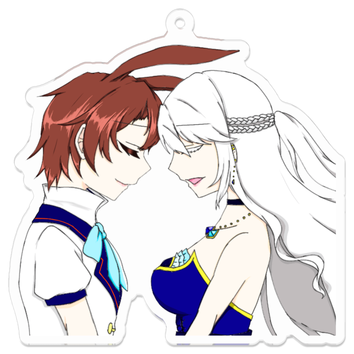 アクリルキーホルダー - 70 x 70 (mm)