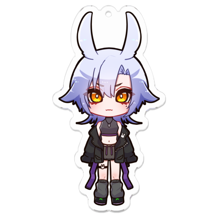 【上着あり】アクリルキーホルダー - 70 x 70 (mm)