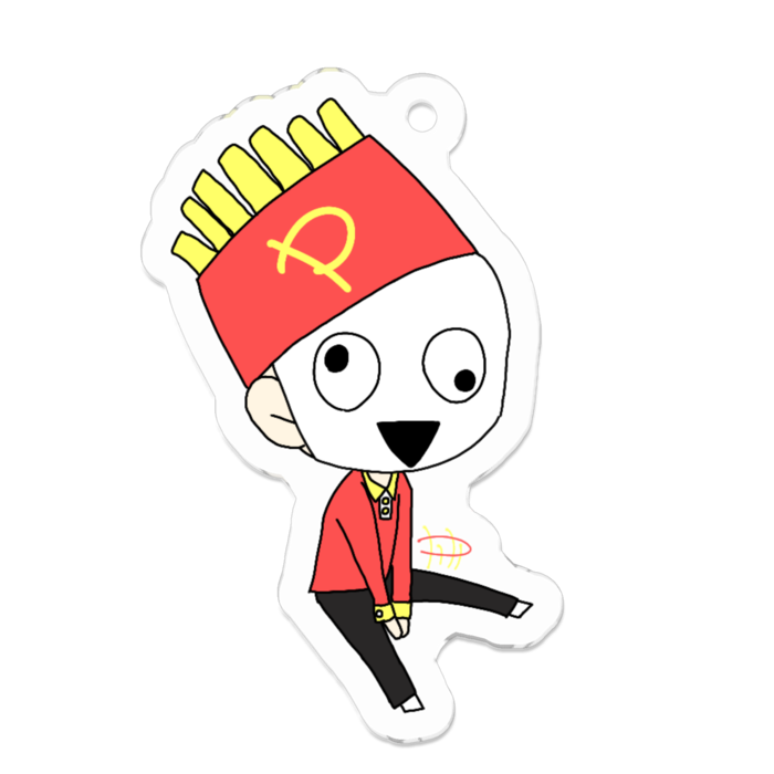 アクリルキーホルダー - 50 x 50 (mm)