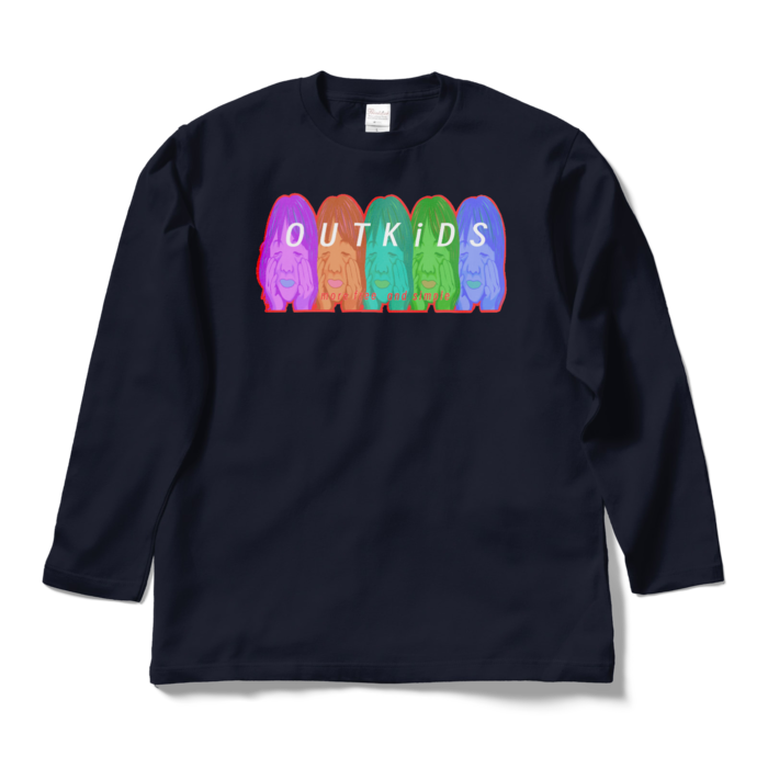 ロングスリーブTシャツ - L - ネイビー